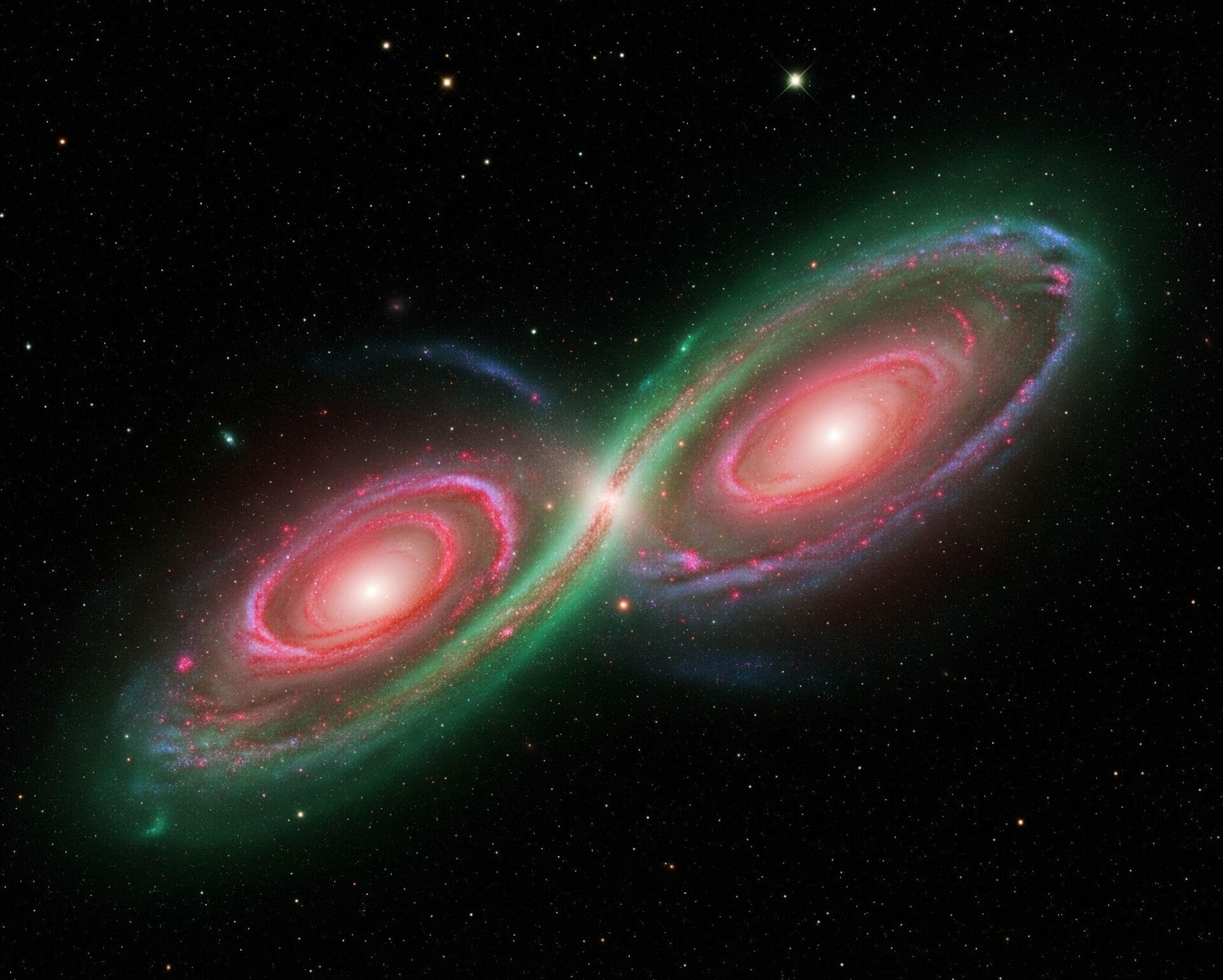 La Galassia Infinito: una collisione cosmica che forgia una nuova comprensione della genesi dei buchi neri