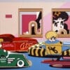 Peep PATERSON STREET 2025 acrylic on canvas 51 by 80 cm. Courtesy of the artist and JPS Gallery